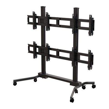 Mustangpro Mustang Pro Multi-Display 2X2 Cart 37-65 Max800X400 - MPVW-CART-2X2